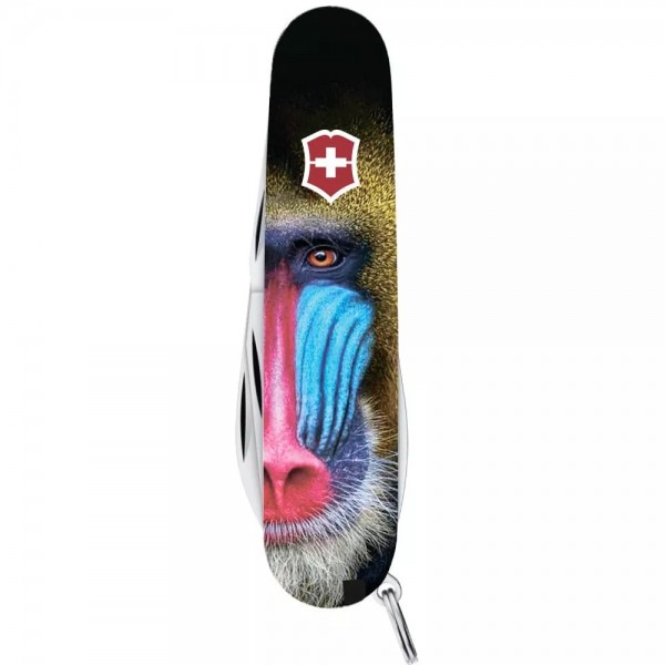 Складаний ніж Victorinox Tinker Animal 91 мм 13 функцій Мавпа Мандріл (1.4603.3_F1070pw)