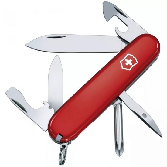 Швейцарський складаний ніж Victorinox Tinker 91 мм 12 функцій Червоний у блістері (1.4603.B1)