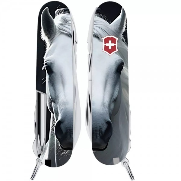 Складаний ніж Victorinox Super Tinker Animal 91 мм 15 функцій Кінь (1.4703.7_F1090pw)