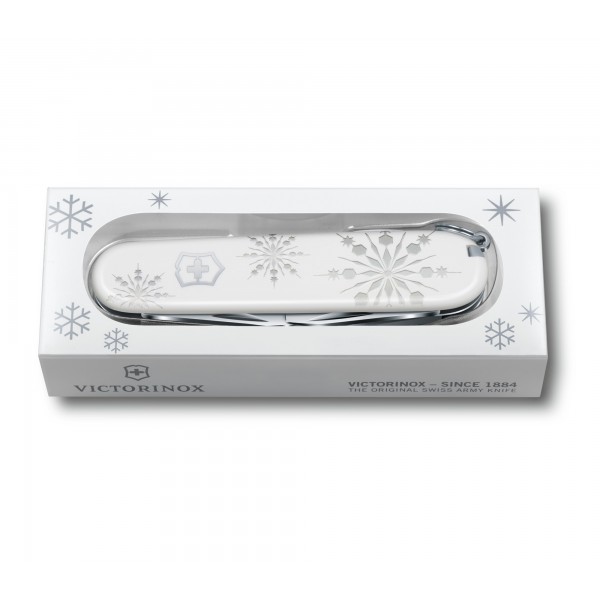 Складаний ніж Victorinox Explorer White Christmas 1.6703.77