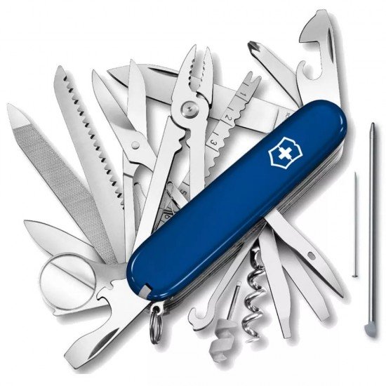 Складаний ніж Victorinox SWISSCHAMP 91 мм 33 функції Синій (1.6795.2) Складаний ніж Victorinox SWISSCHAMP 91 мм 33 функції Синій (1.6795.2)