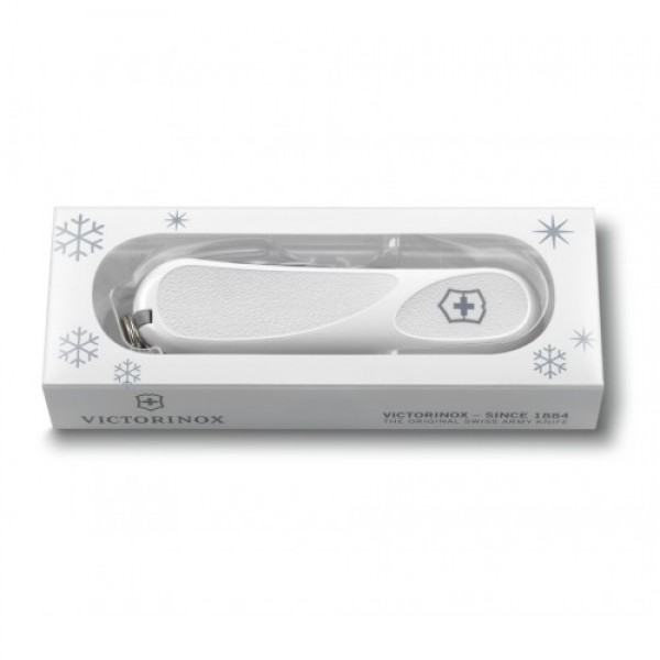 Складаний ніж Victorinox EvoGrip 10 White Christmas 2.3803.C77