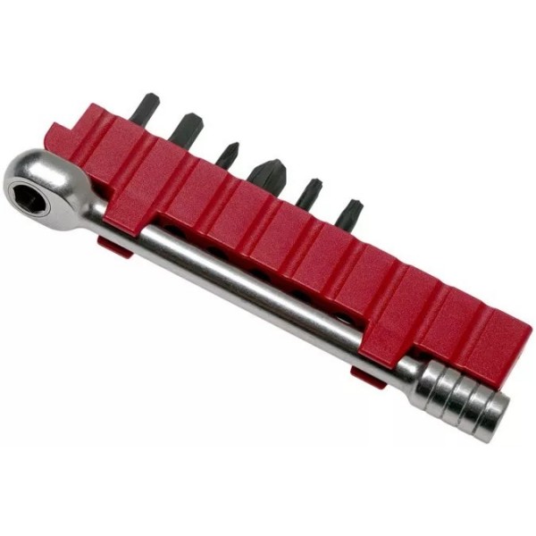 Ключ храповий з набором біт 6 штук для мультитула Victorinox (3.0306)