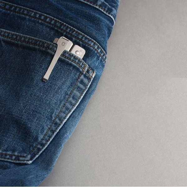 Кліпса (затискач) для мультитулів SwissTool 115 мм Victorinox Clip, сріблястий, блістер (3.0340.B1)