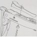 Кліпса (затискач) для мультитулів SwissTool 115 мм Victorinox Clip, сріблястий, блістер (3.0340.B1)