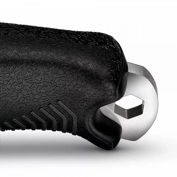 Ніж 23,3 см Victorinox Venture з зеленою рукояттю та пластиковими ножнами (3.0902.4)