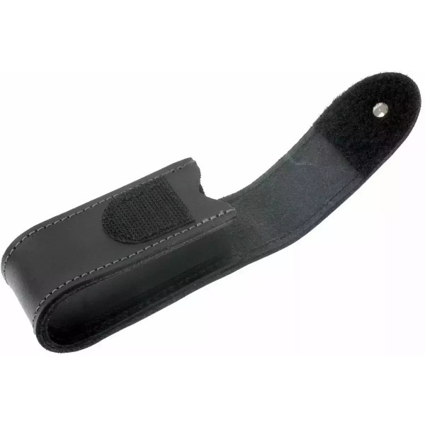 Чохол на пояс шкіряний на липучці для складаних ножів 84, 85, 91 і 93 мм, натуральна шкіра Victorinox 2-5 шарів чорний, подарункова коробка (4.0520.30)