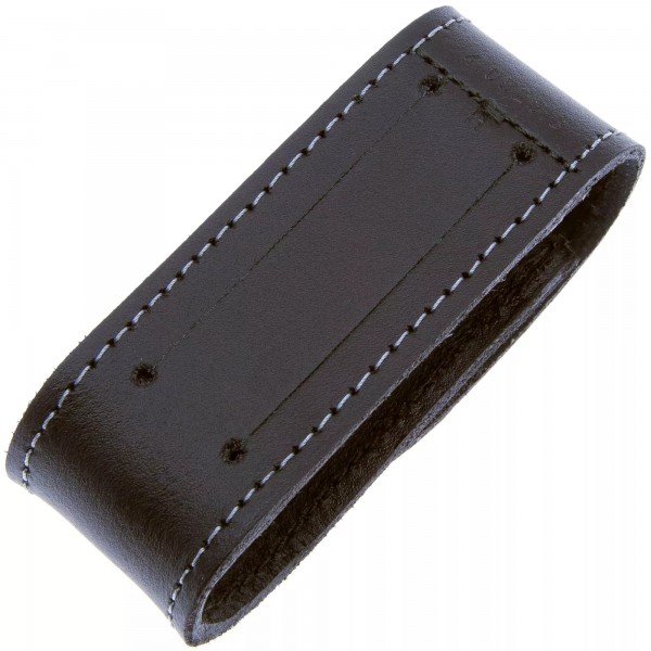 Чохол на пояс шкіряний на липучці для складаних ножів 84, 85, 91 і 93 мм, натуральна шкіра Victorinox 2-5 шарів чорний, подарункова коробка (4.0520.30)