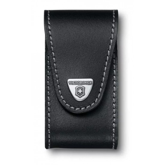 Чохол для широких ножів SwissChamp XLT та Evolution S54 Victorinox шкіряний, чорний на ремінь (4.0521.XL)