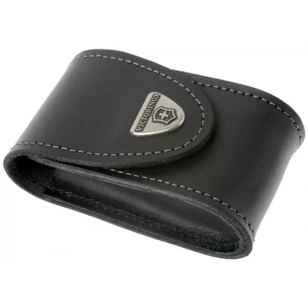 Чохол для широких ножів SwissChamp XLT та Evolution S54 Victorinox шкіряний, чорний на ремінь (4.0521.XL)