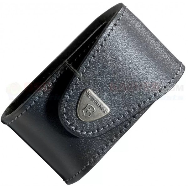 Чохол для широких ножів SwissChamp XLT та Evolution S54 Victorinox шкіряний, чорний на ремінь (4.0521.XL)