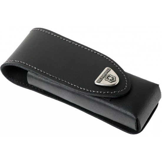 Чохол шкіряний на липучці для ножів 111 мм Victorinox петля на пояс, до 4шарів, подарункова картонна коробка (4.0523.30)