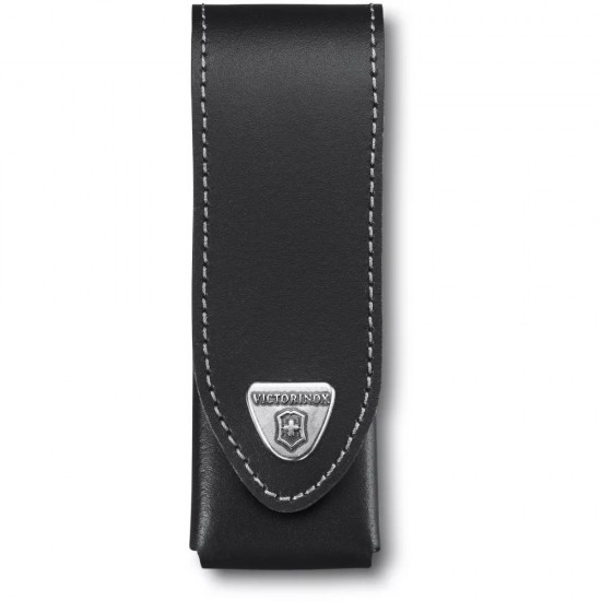 Чохол для ножів 111 мм Victorinox шкіра чорний на липучці 3-4 шари, блістер (40523.3B)1