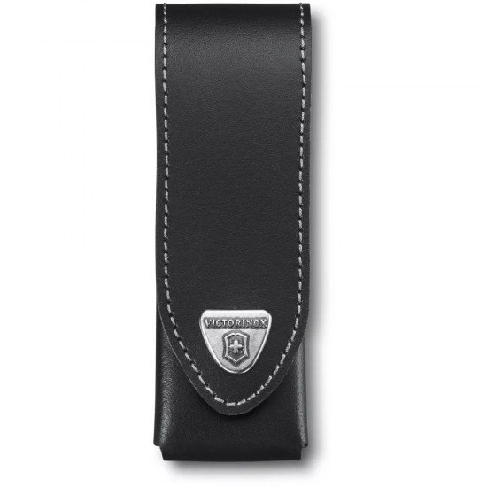Чохол для ножів 111 мм Victorinox шкіра чорний на липучці 3-4 шари, блістер (40523.3B)1