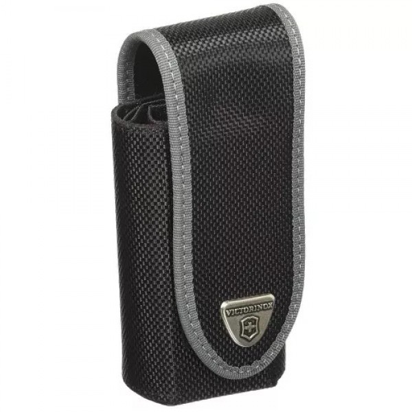 Чохол на пояс нейлоновий для мультитулів 115мм Victorinox SwissTool Spirit Plusз відділенями для набору біт, монтажного ключа та штопора, чорний (4.0833.N)