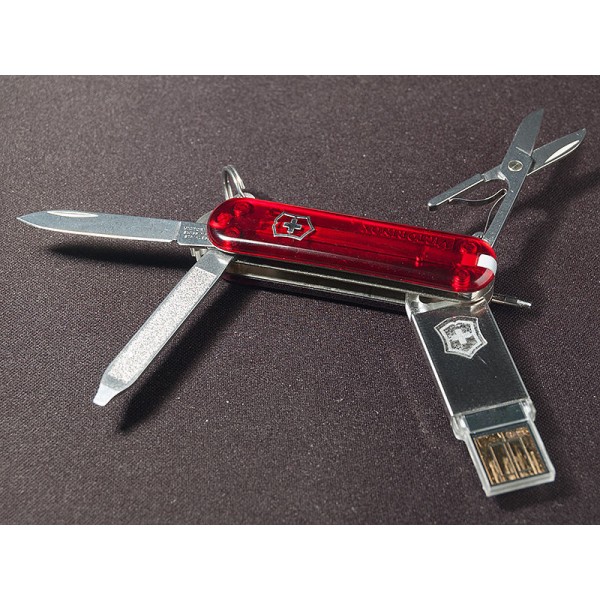 Складаний ніж Victorinox@Work 4.6125.TG32B з usb-модулем 32ГБ