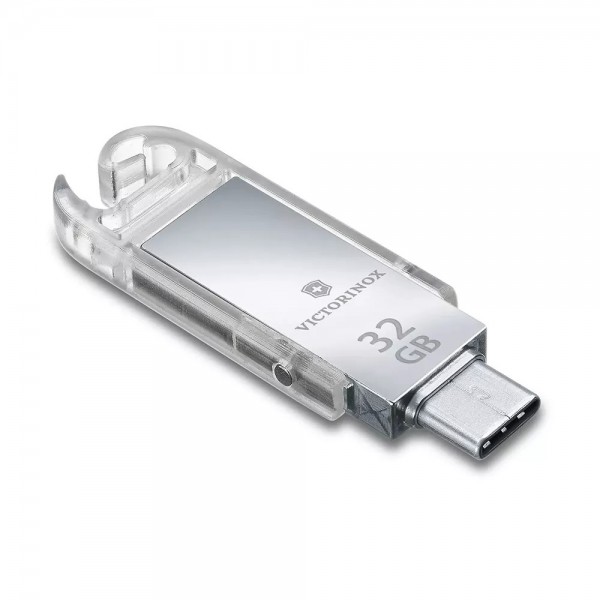 Швейцарський ніж Victorinox Work 58 мм 6 функцій USB флешка 32 Гб Сріблястий (4.6261.26G32B1)