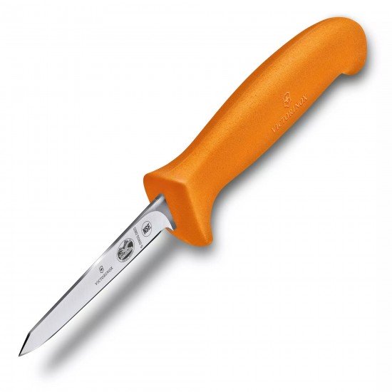 Ніж кухонний для обробки птиці 8 см VICTORINOX Fibrox Small вузьке лезо, помаранчевий (5.5909.08S) Ніж кухонний для обробки птиці 8 см VICTORINOX Fibrox Small вузьке лезо, помаранчевий (5.5909.08S)