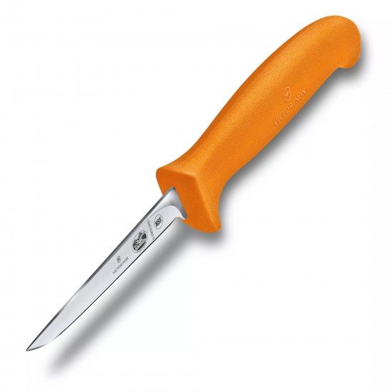 Ніж кухонний для обробки птиці 9 см Victorinox Fibrox Small вузьке лезо, помаранчевий (5.5909.09S) Ніж кухонний для обробки птиці 9 см Victorinox Fibrox Small вузьке лезо, помаранчевий (5.5909.09S)