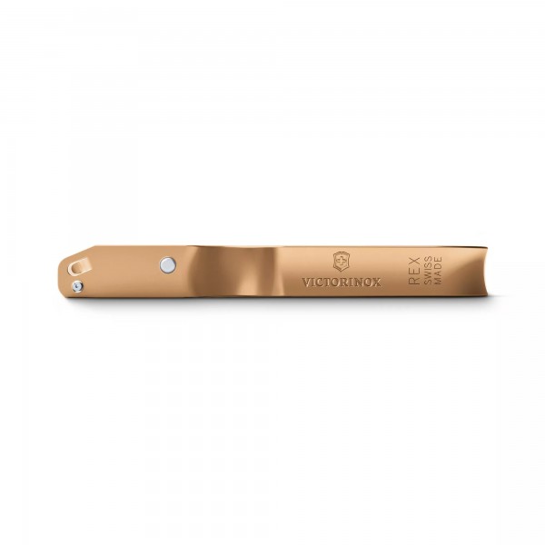 Овочечистка з нержавіючої сталі VICTORINOX REX 109x65x13мм, поворотне лезо, помаранчевий (6.0900.12)