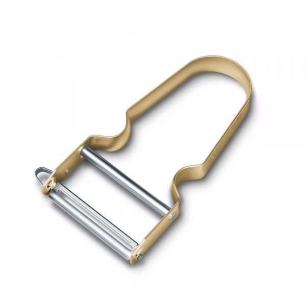 Овочечистка з нержавіючої сталі VICTORINOX REX 110x65x12 мм, поворотне лезо, жовтий (6.0900.81)