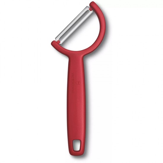 Овочечистка двостороннє пряме лезо 16,5 см Victorinox Rho червоний (6.0950.1)