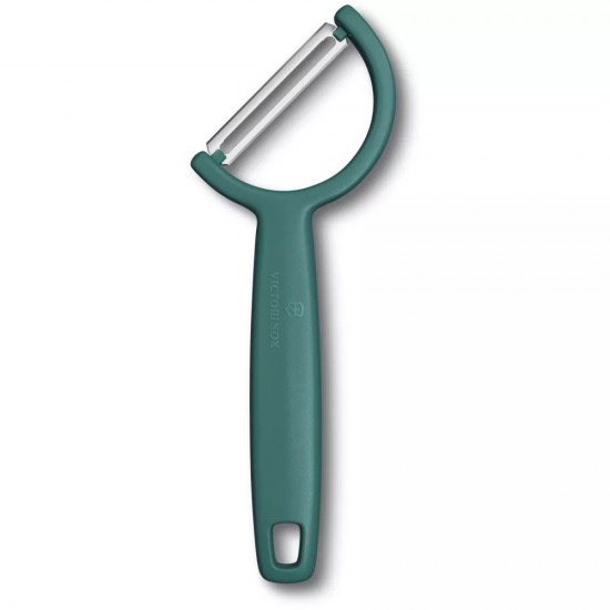 Овочечистка двостороннє пряме лезо 16,5 см Victorinox Rho зелений (6.0950.4)