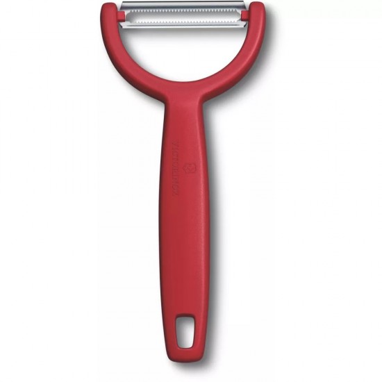 Овочечистка двостороннє серейторне лезо 14,5 см Victorinox Ypso червоний (6.0963.1)