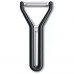Овочечистка двостороннє пряме лезо 14,5 см Victorinox Nova-Y чорний (6.0982.3)