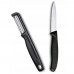 Набір для чистки овочів з двох предметів Victorinox Swiss Classic Paring Set ніж 8 см, овочечистка, чорний (6.7113.21)