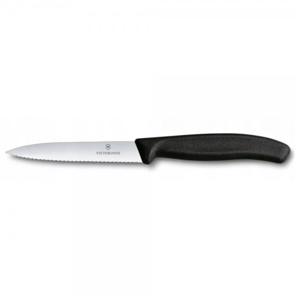 Набір для нарізки та чистки овочів з трьох ножів Victorinox Swiss Classic Paring чорний (6.7113.34)