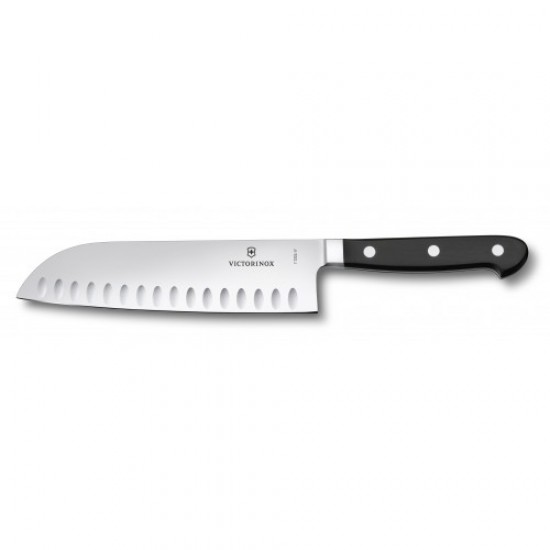 Кухонний кований професійний ніж Victorinox Santoku 7.7223.17