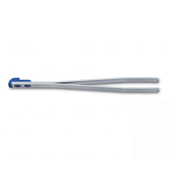 Пінцет для ножів 58-74мм та SwissCards Victorinox 46 мм, прямий край, синій (A.6142.2)