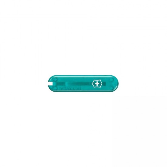 Накладка на ніж 58мм Victorinox Tropical Surf передня з лого, м'ятна напівпрозора (C.6224.T3)