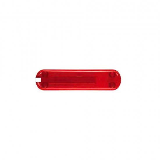 Накладка задня на ніж 65 мм Victorinox червона прозора (C.6400.T4)
