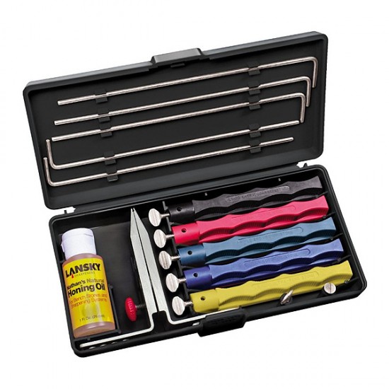 Набір для заточування ножів Lansky Deluxe Sharpening System, LKCLX
