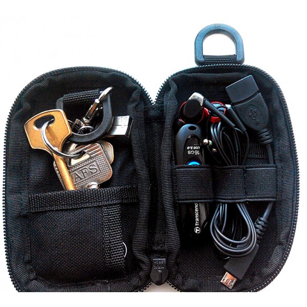 Результат, edc-органайзер (чорний) малий, 7,5 х 13 см