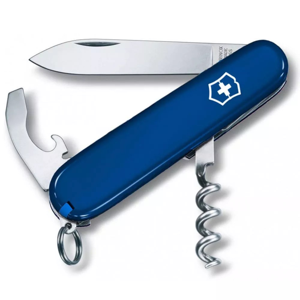 Складаний ніж 84 мм Victorinox Waiter Ukraine 9 функцій Синє-жовтий (0.3303.2.8)