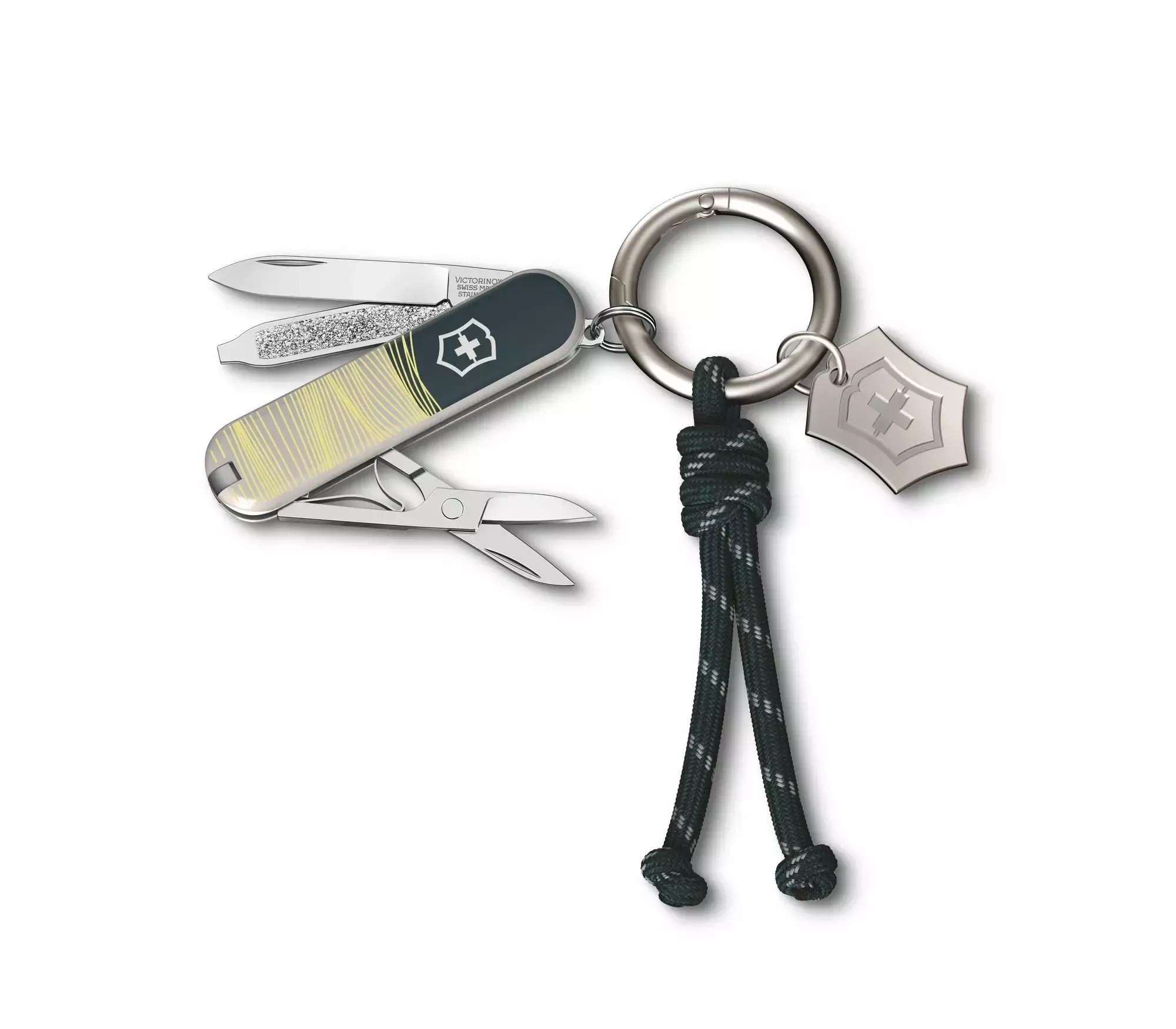 Складаний ніж-брелок 58 мм Victorinox Classic SD New York Style, 7 функцій, сірий (0.6223.E223)
