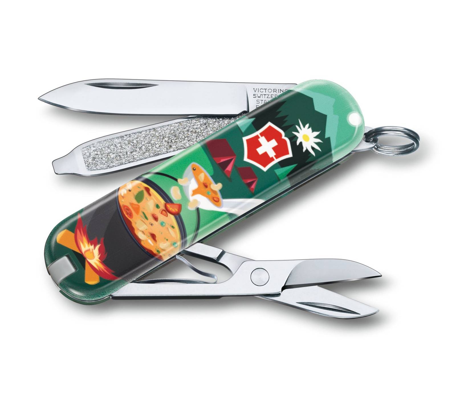 Складаний ніж Victorinox Classic LE Swiss Mountain Dinner 0.6223.L1907