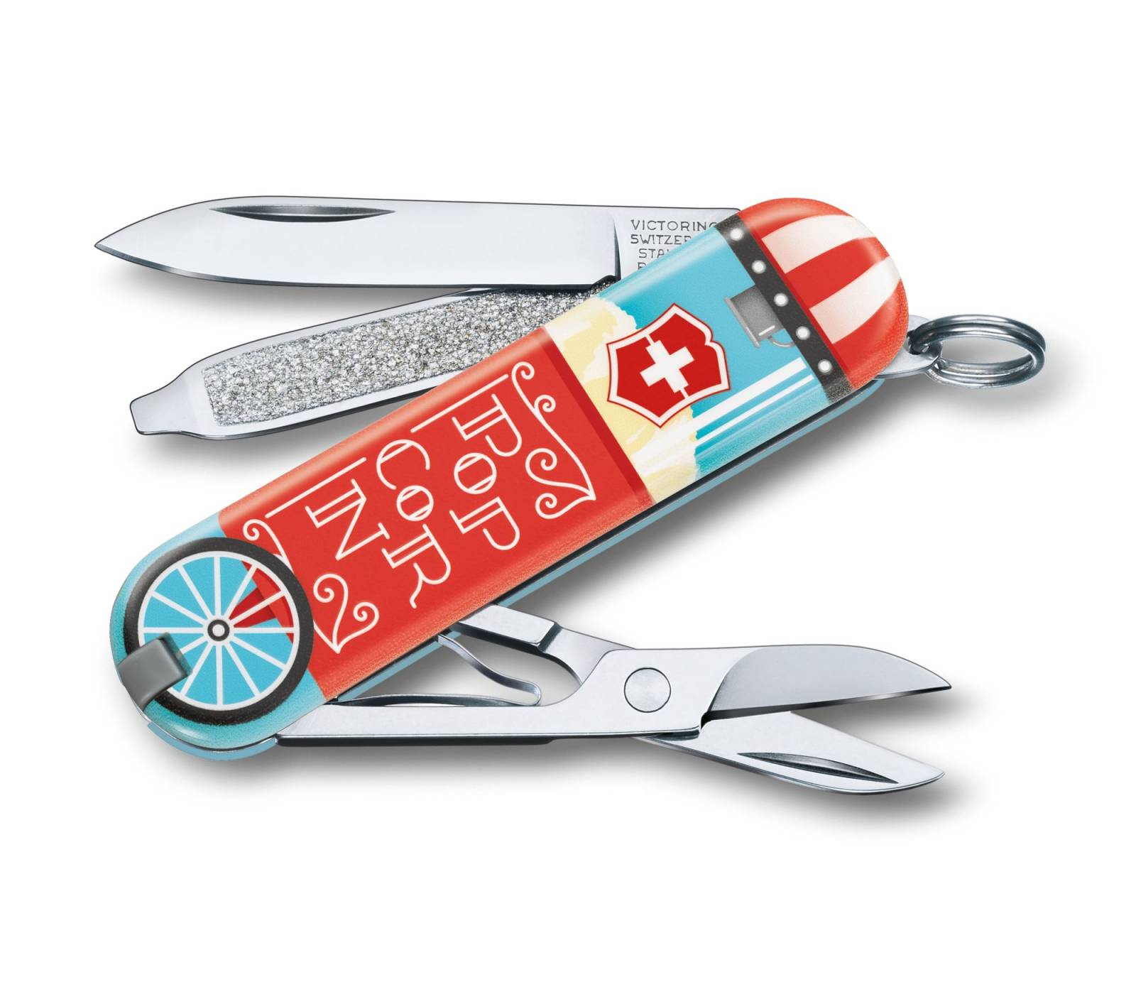 Складаний ніж Victorinox Classic LE Let It Pop! 0.6223.L1910