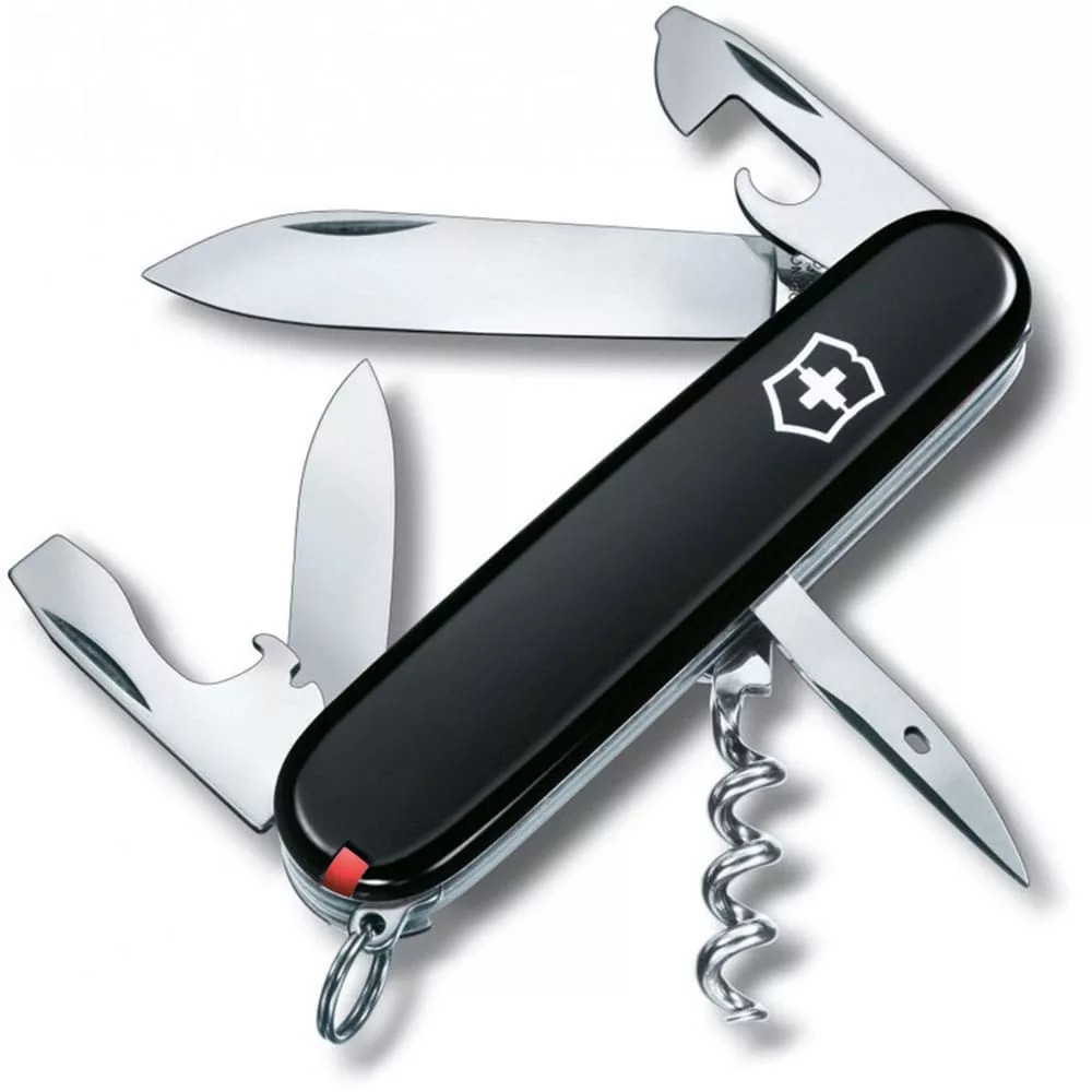 Складаний ніж Victorinox Spartan Ukraine Чорно-червоний (1.3603.3.1)