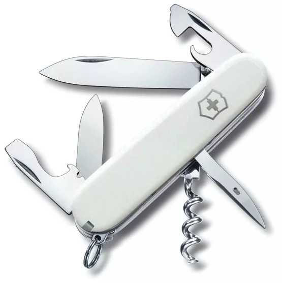 Складаний ніж 91 мм Victorinox Spartan White 2 шари, 12 функцій, білий, блістер (1.3603.7B1)