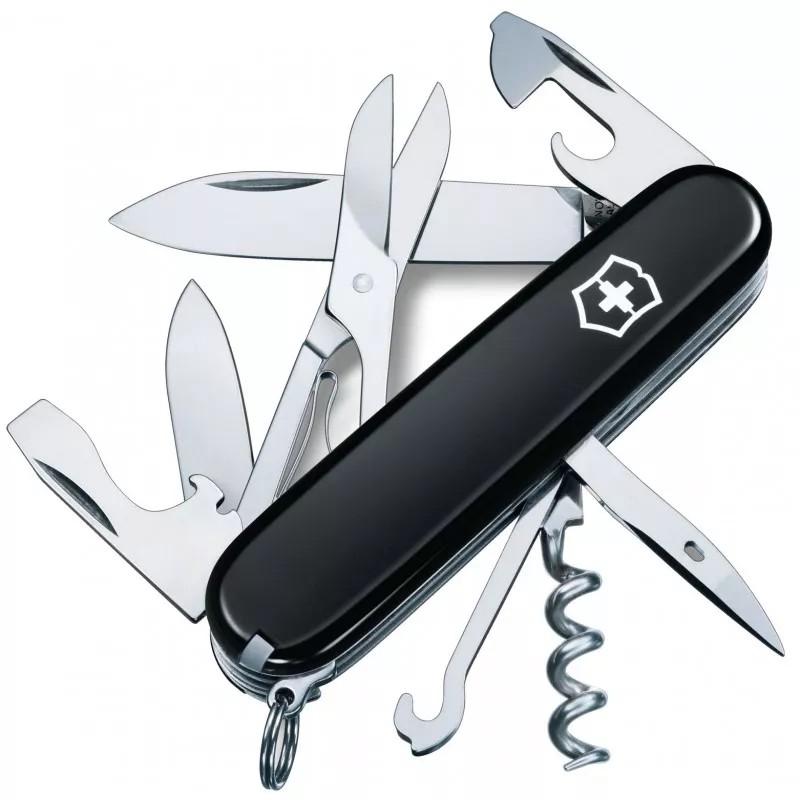 Швейцарський ніж Victorinox Climber 91 мм 14 функцій Чорний у блістері (1.3703.3B1)