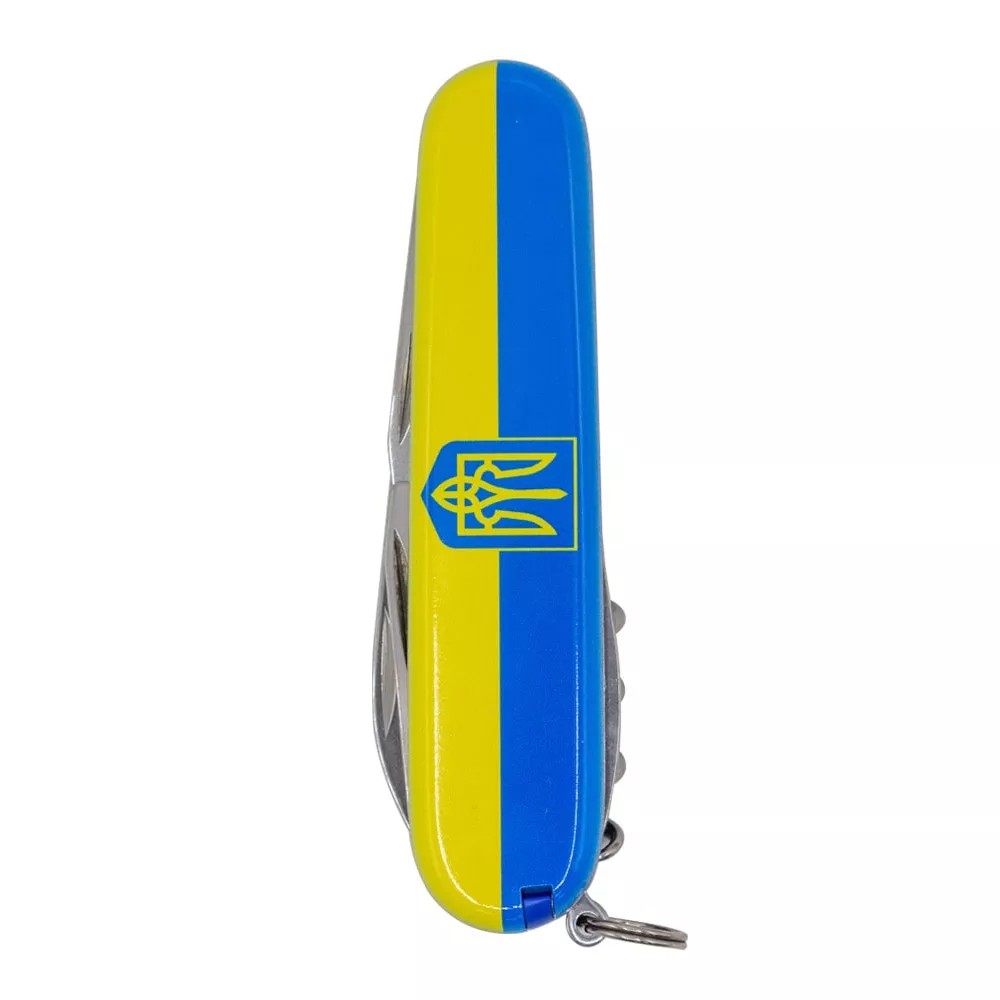 Складаний ніж Victorinox Climber Ukraine Герб на прапорі горизонтальний (1.3703.3_T3040p)
