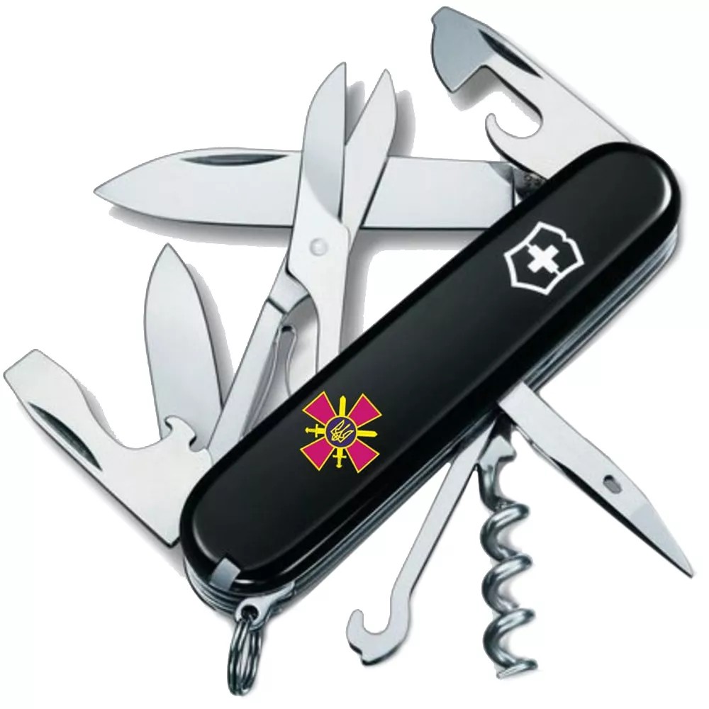 Складаний ніж Victorinox Climber Army Емблема СВ ЗСУ 91 мм (1.3703.3_W0020u)