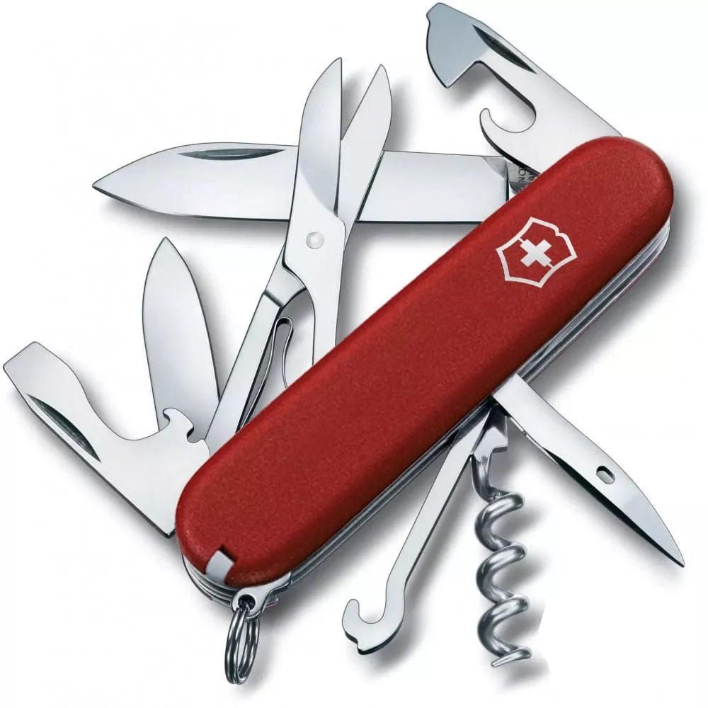 Складаний ніж Victorinox Climber Mat 91 мм Червоний матовий лак (1.3703_M0007p)