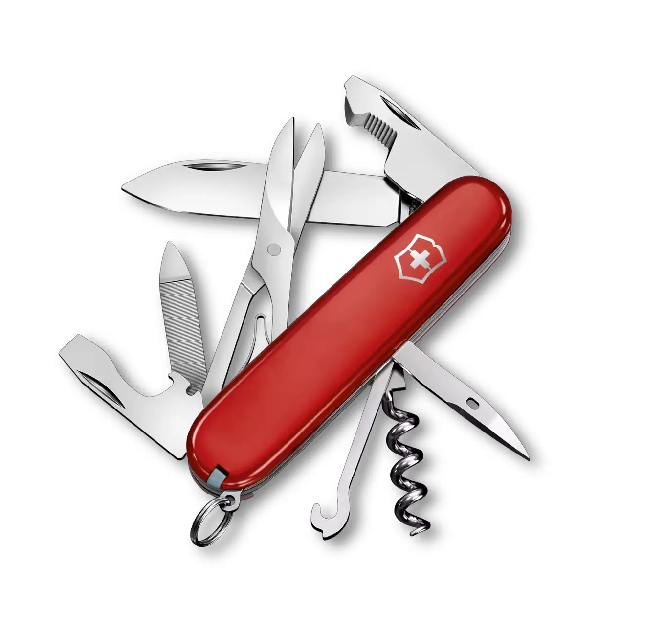 Швейцарський складаний ніж 91мм Victorinox COMPANION 16 функцій, 3 шари, червоний(1.3909)