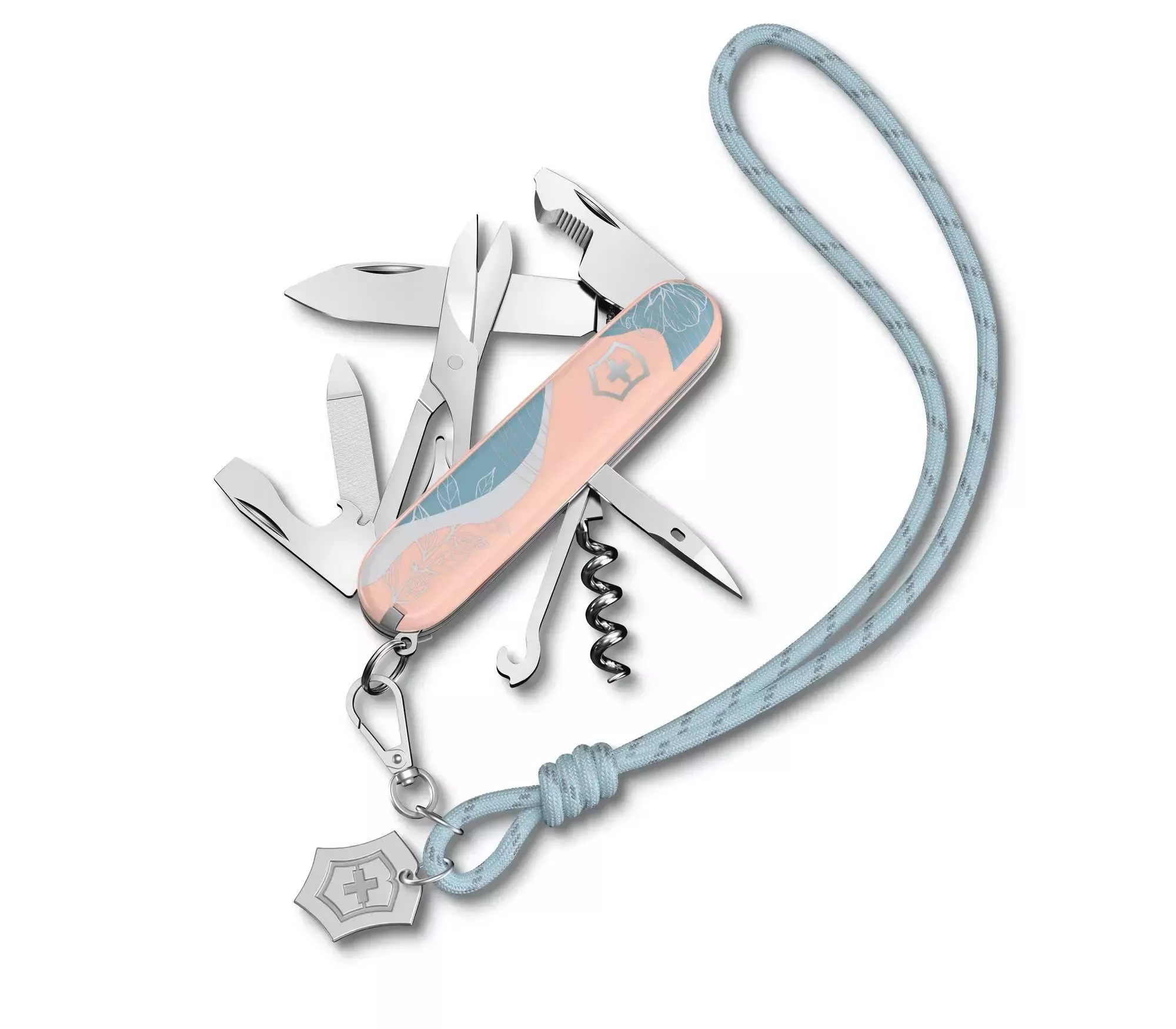 Складаний ніж 91 мм Victorinox Companion Paris Style, 16 функцій, рожевий (1.3909.E221)