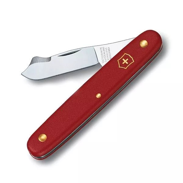 Швейцарський ніж Victorinox Budding Combi S садовий 100 мм 2 функції Червоний у блістері (3.9040.B1)